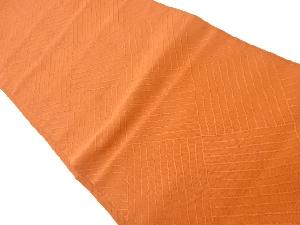 綴れ菱に斜め縞模様織出し名古屋帯